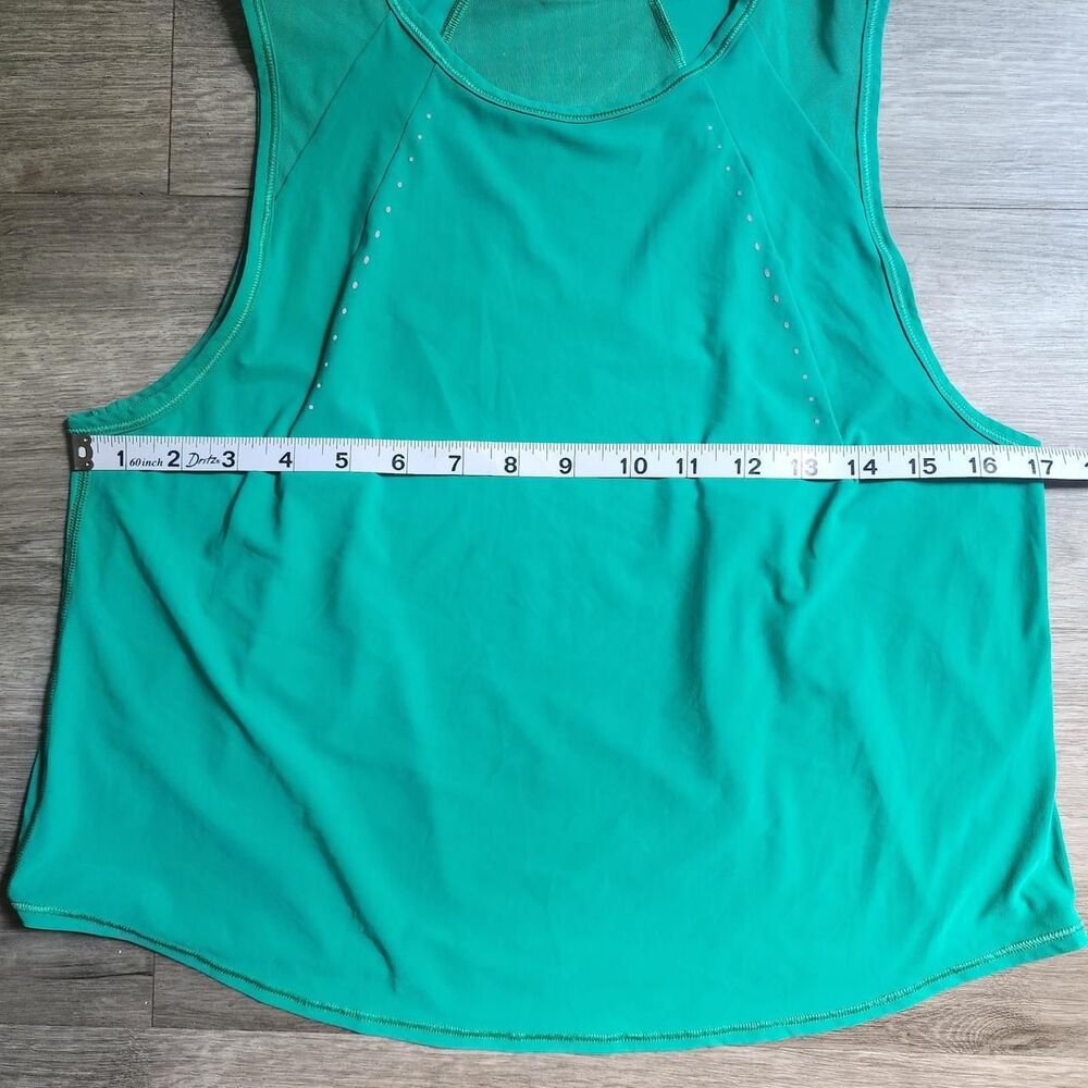 Lululemon Sculpt Cropped Tank Top Kelley Green Size 4 - Picture 6 of 6